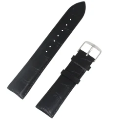 Factory directly  bamboo Crocodile grain Cowhide genuine leather high quality watch straps band