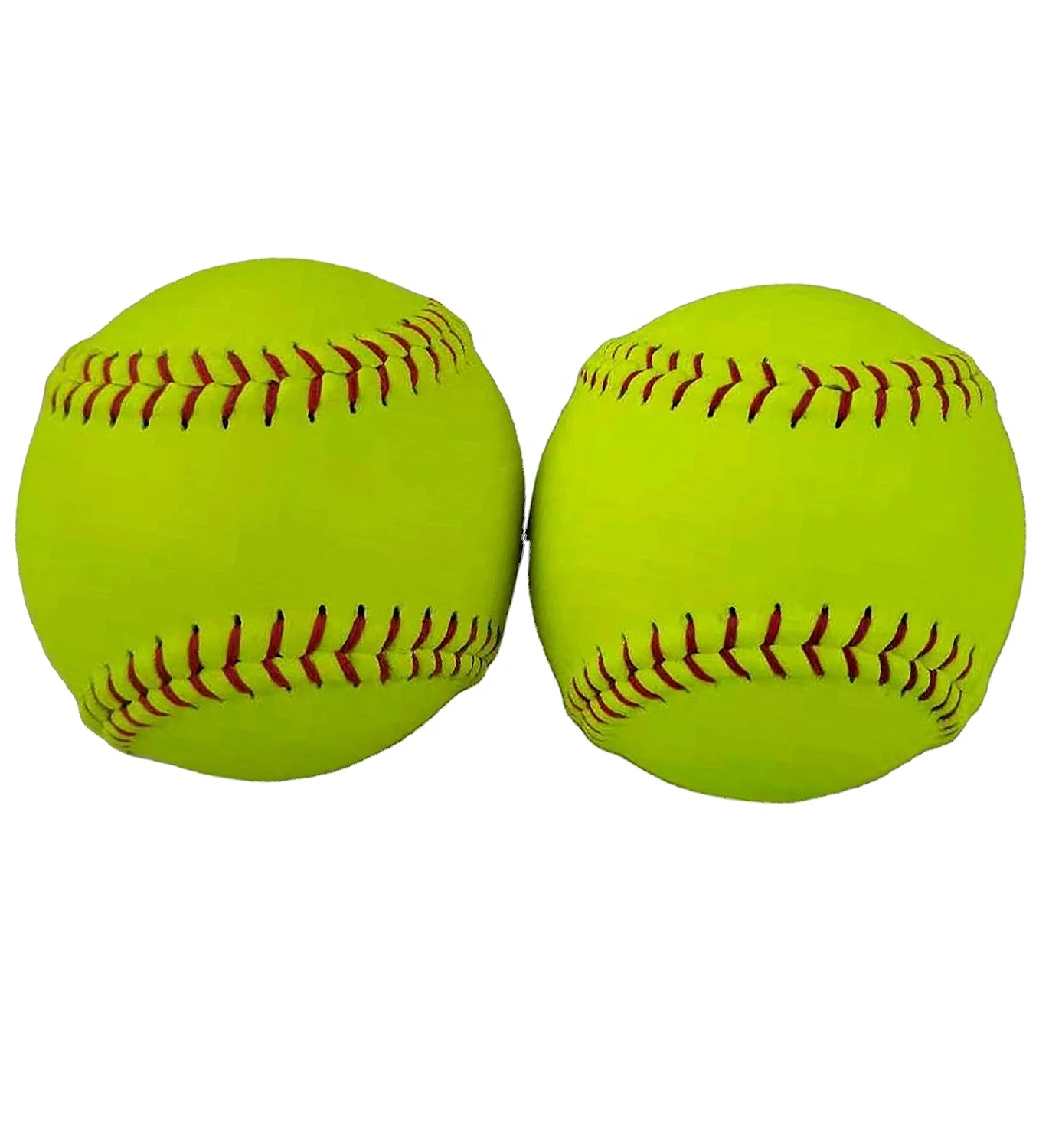 raised seam Leather softball polycore compression control COR.47,375 lbs Softball