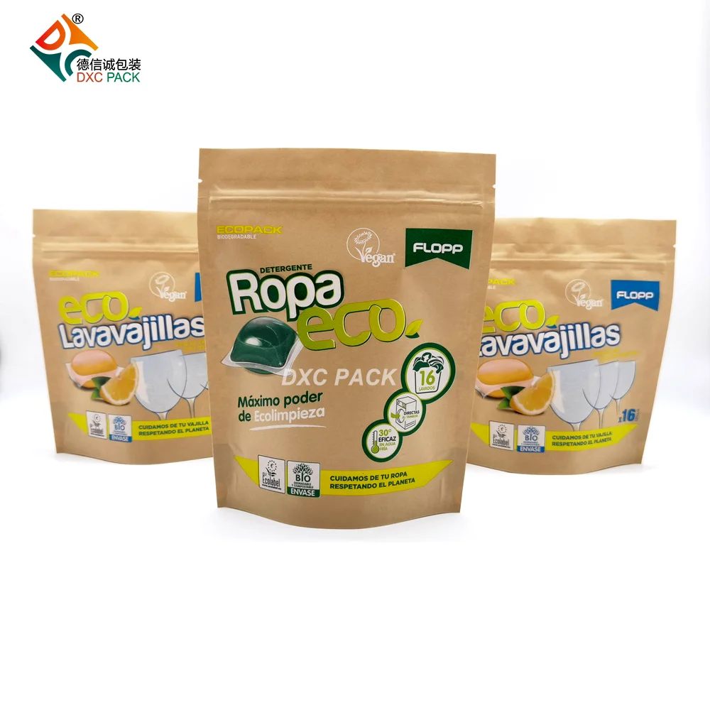 Индивидуальные печатные биоразлагаемые пакеты для упаковки кофе, стоячий мешок с клапаном