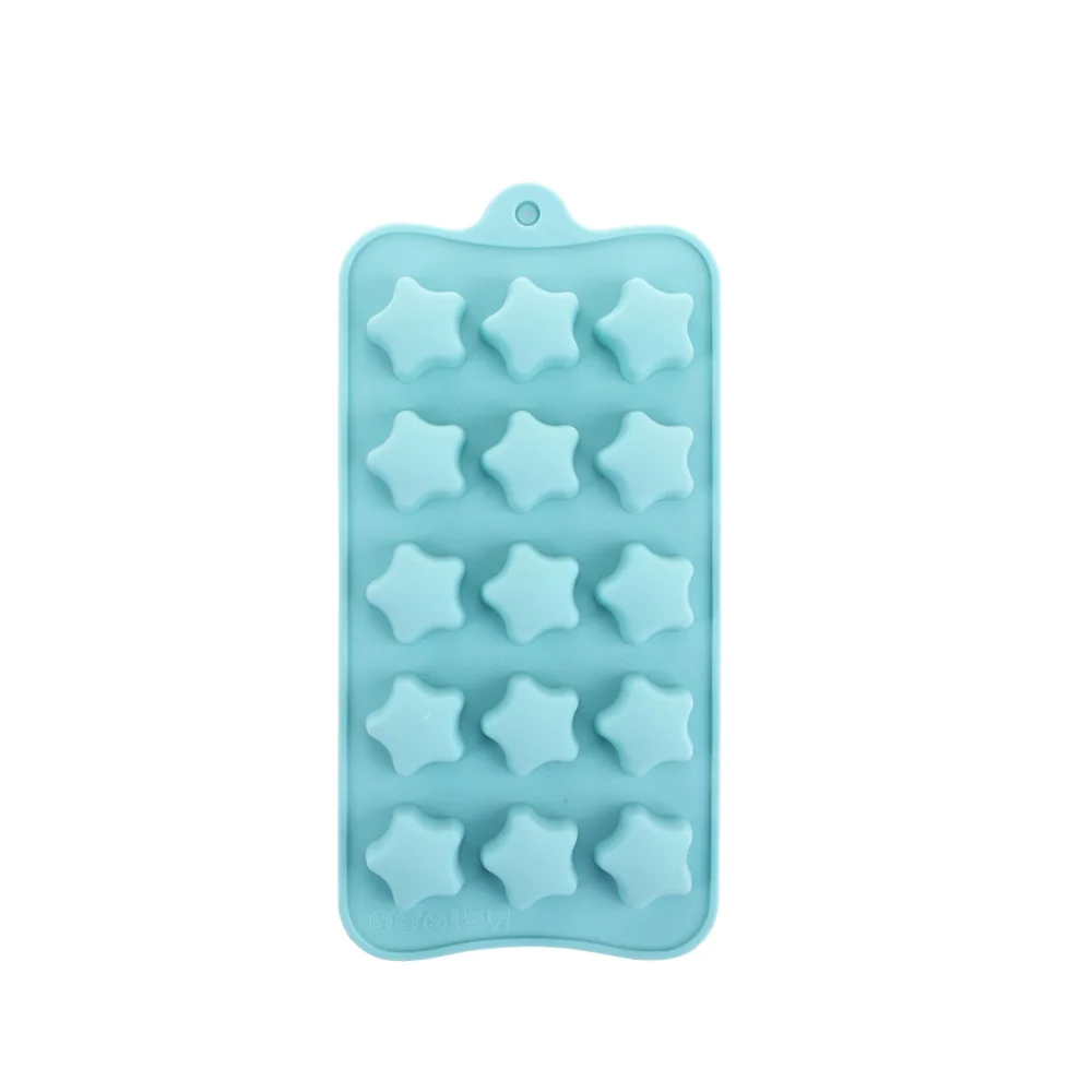 Mold Disposal Plain Slab Silicone Molds For-chocolate Rose Pascuas Heart Star Shape Little Chocolate Tools for Kids