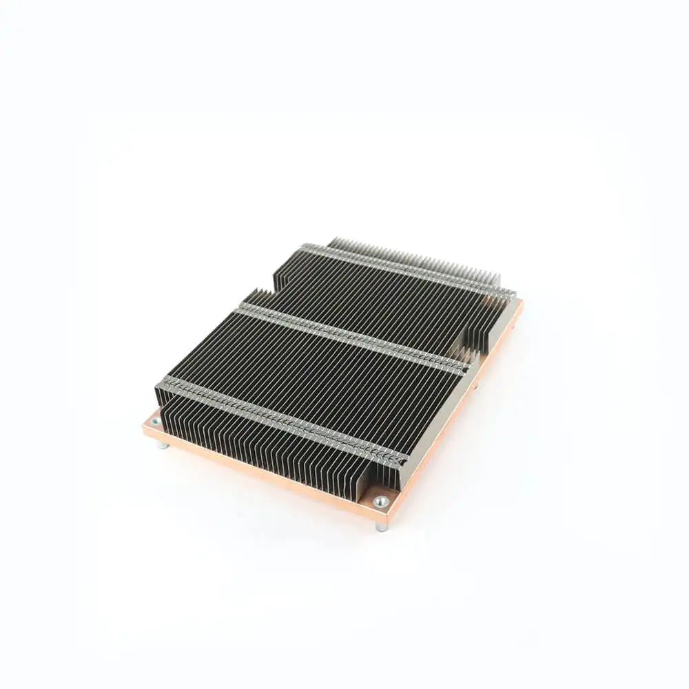 Custom Buckle Radiator 1U Copper Fin Customized 10 Silver Round Aluminum Heat Sink