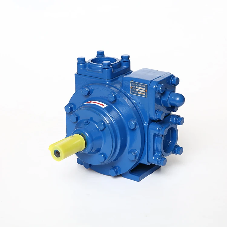 rotary vane pump for transmission of petrochemical, gasoline, diesel, biofuel and solvent