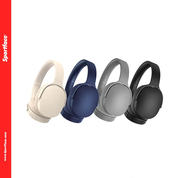 Sportface Sports Wireless Headphones with Mic IPX5 Waterproof Ear Hooks HiFi Stereo Music Earbuds for Phone