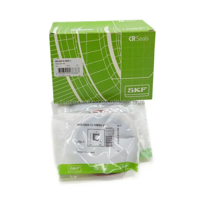 Original SKF grease seal 80X100X10 HMS5V Radial shaft oil seal