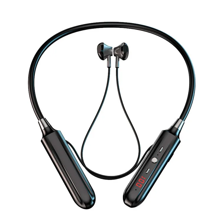 890K Sport Neckband BT Earphone 8D Stereo Headphone 800Mah Big Battery KTV Live Stream Headset With Mic