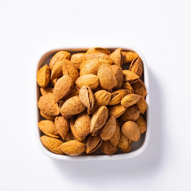 Приемные образцы. Мы рады вашему запросу. Орехи из органического миндаля с раковиной
