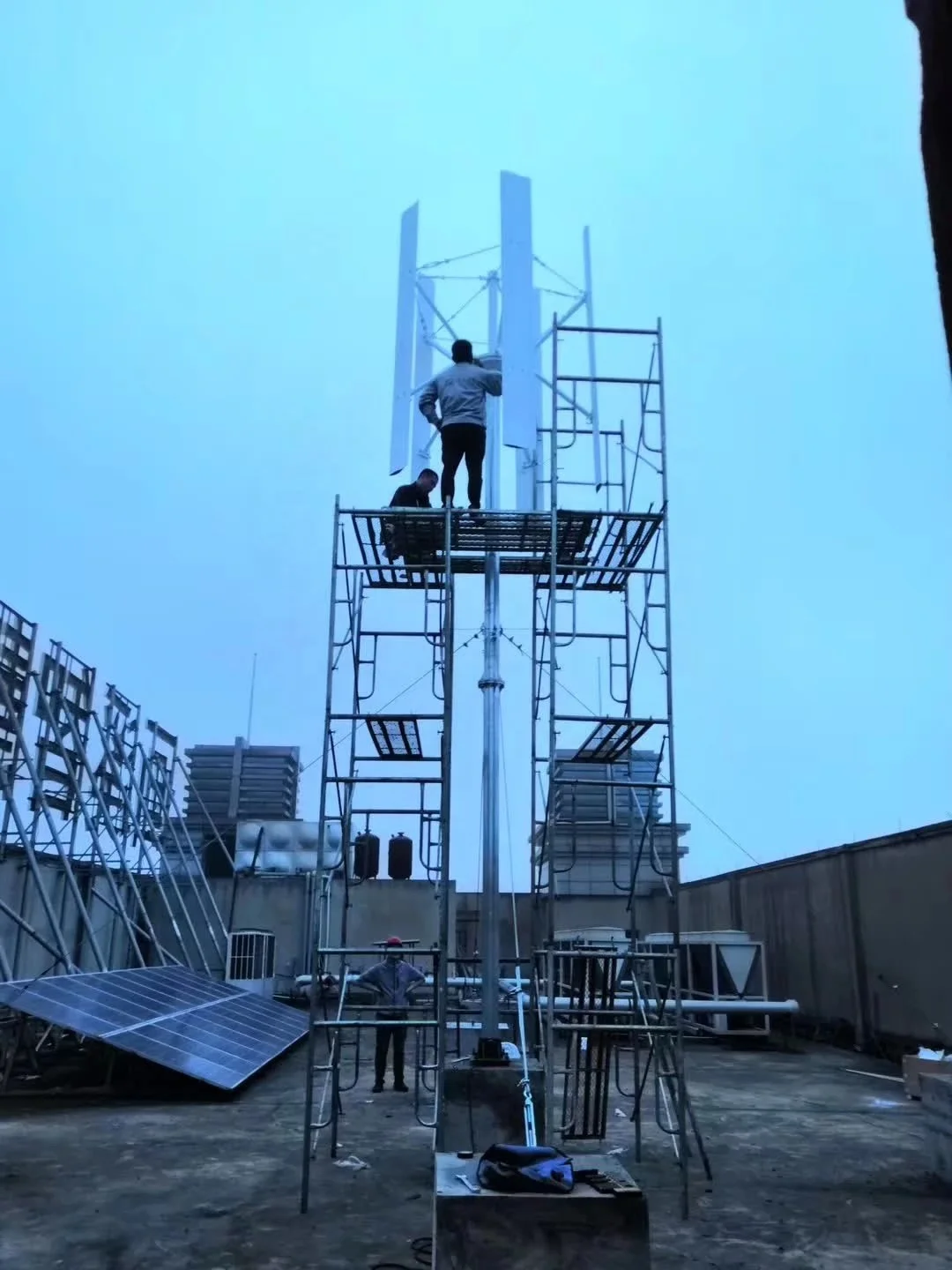 300W vertical axis home wind turbine 12/24V reinforced blades mini wind turbine vertical axis shape home wind turbine