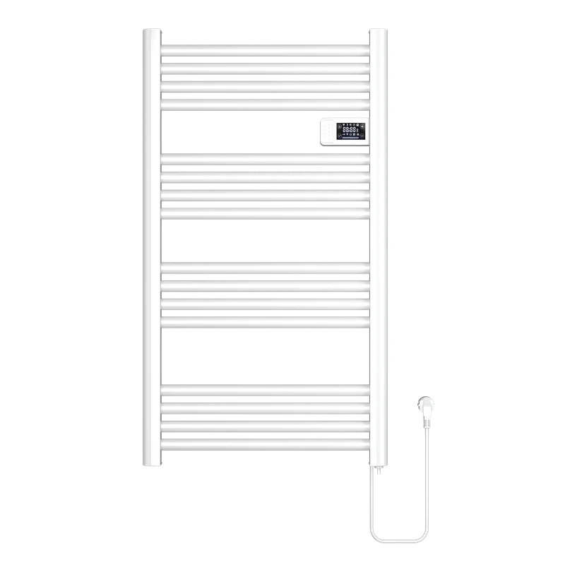 Wall mounted bathroom Aluminum black hot electric heated towel warmer dry heating towel radiator