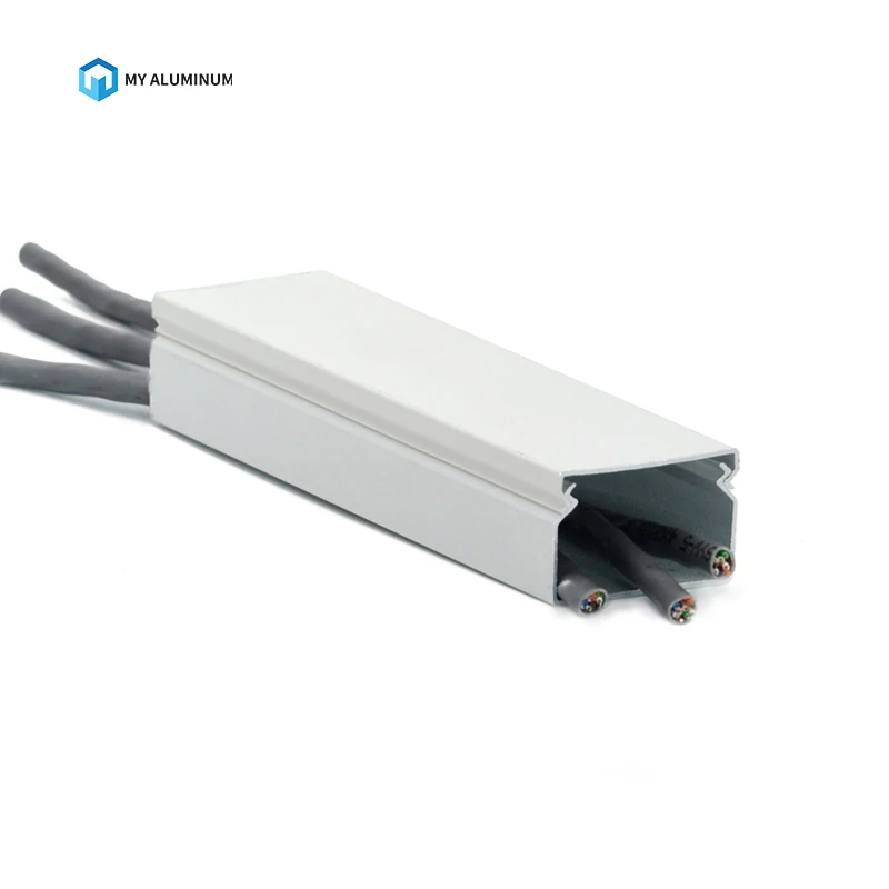  Outdoor Anti-aging Customized Size Flexible Waterproof PVC Cable Trunking rectangle channel