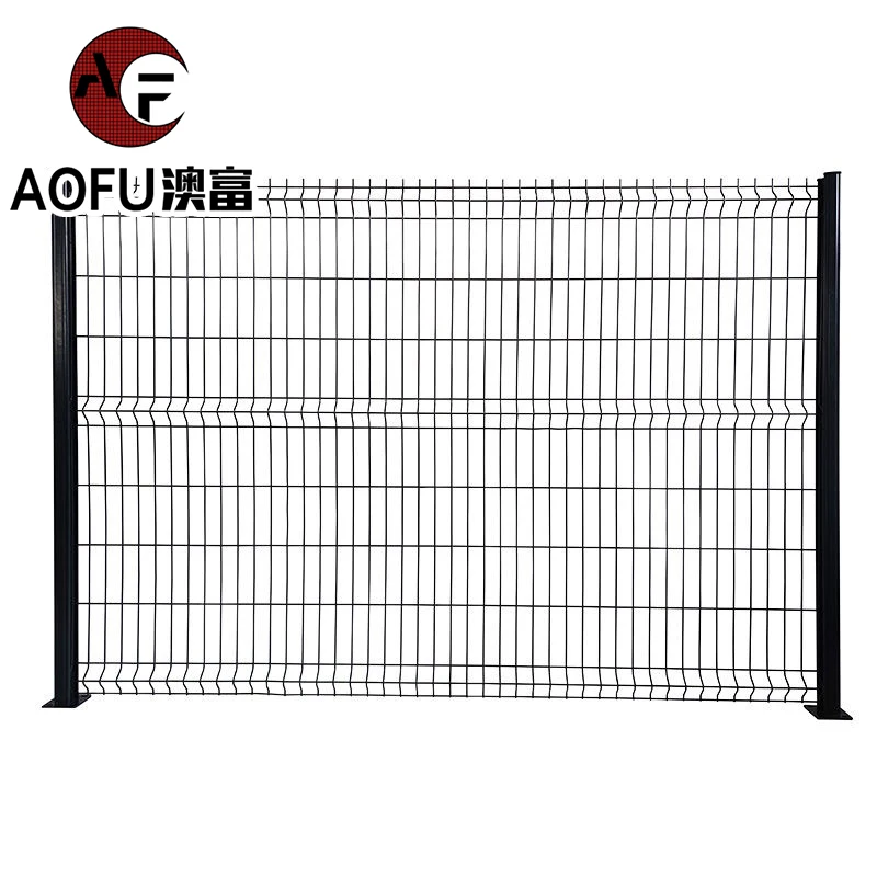 Anping Aofu 6ft High 3D Curved Wire V Mesh Panel Fencing