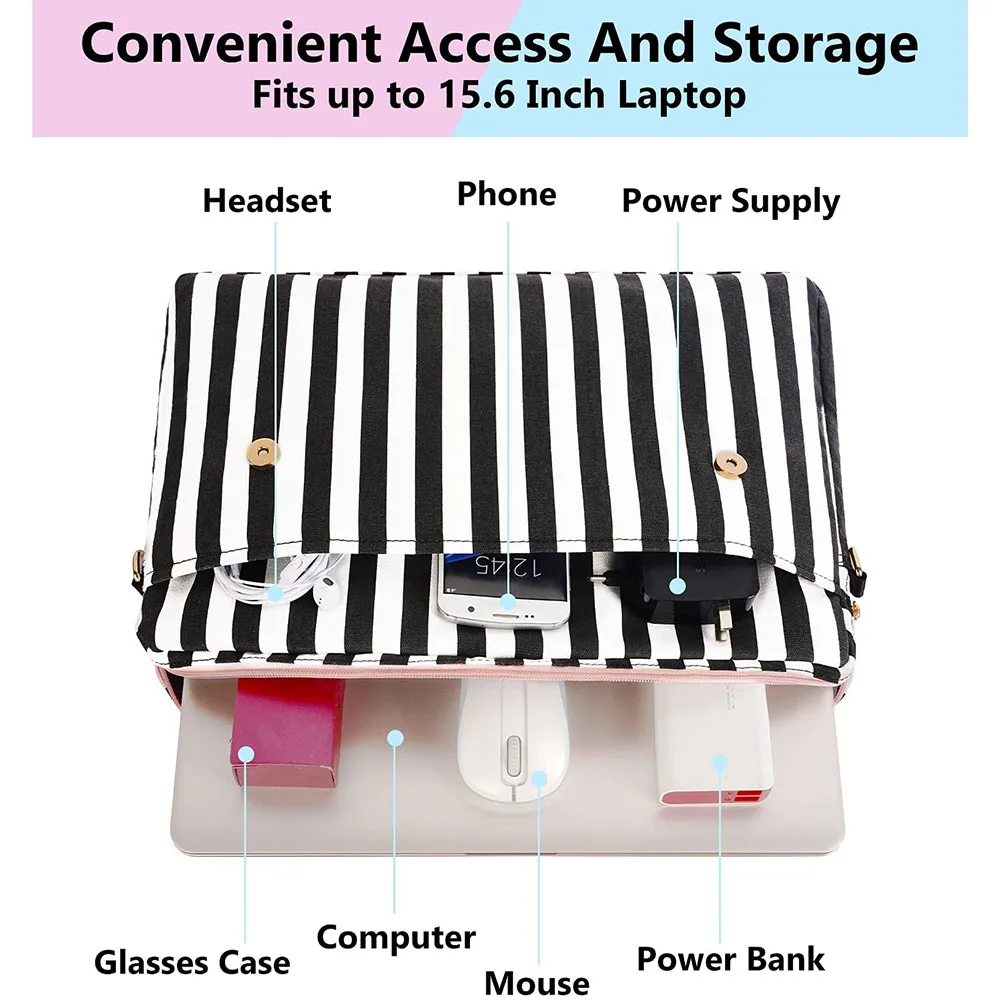 Розовая Женская сумка для ноутбука портфель сумка-мессенджер из водонепроницаемой искусственной