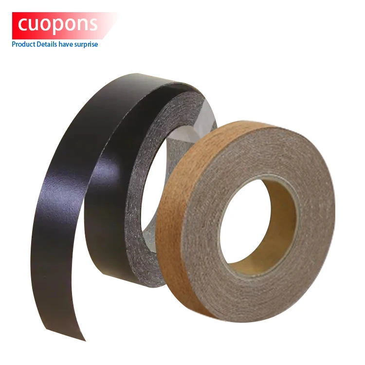 Toco 1mm 40mm 50mm Rubber Wooden Melamine Self Adhesive High Gloss Pvc Edge Banding Plastic Silver Color 2mm 3mm 10mm 19mm Thick