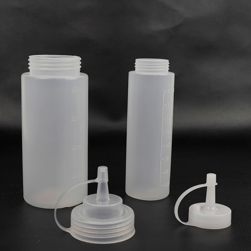 8oz 12oz 16oz 32oz Cheap Plastic Squeeze Sauce Bottles Salad Dressing Squeeze Bottle Squeeze Bottle BBQ Sauce