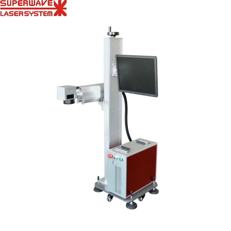 MAX RAYCUS Fiber Laser Marker Machine With Assembly Line For Marking Engraving Jewelry Time Piece  IC Silicon Wafer