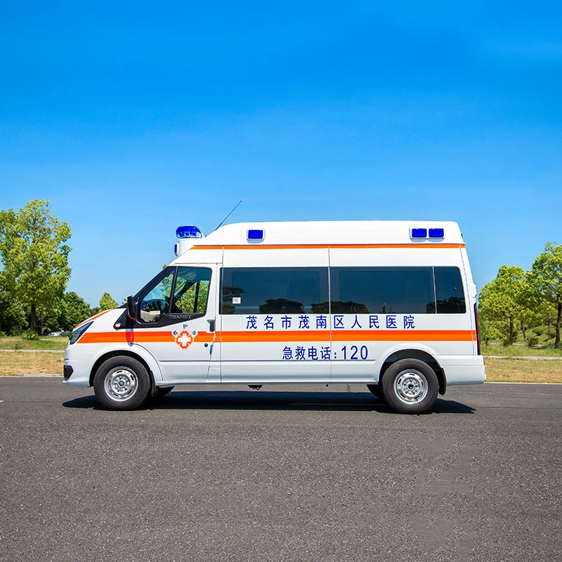 Hot New Sale Long Axis High Top Monitoring Ambulance Vehicle Emergency Van Vehicle for Sale
