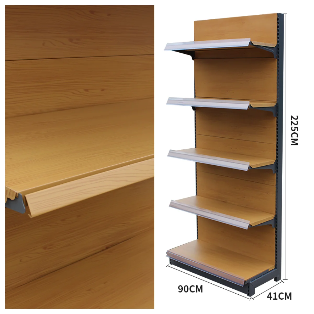 PFT Grocery Metal Shop Racks Gondola Supermarket Shelves Convenience Store Shelf shelving