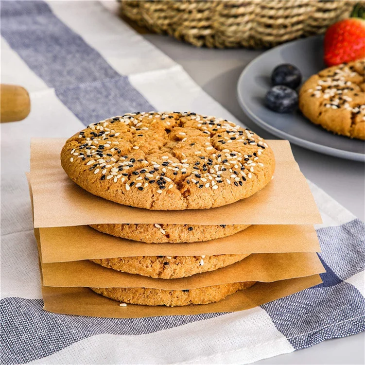 Hot Selling 11cm Non-Stick Greaseproof Burger Paper Waterproof Silicone Baking Paper for Bread Patty Food Grade Silicon Paper