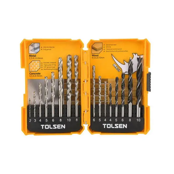 Набор мини-сверл TOLSEN 75628 Hss 16 шт.