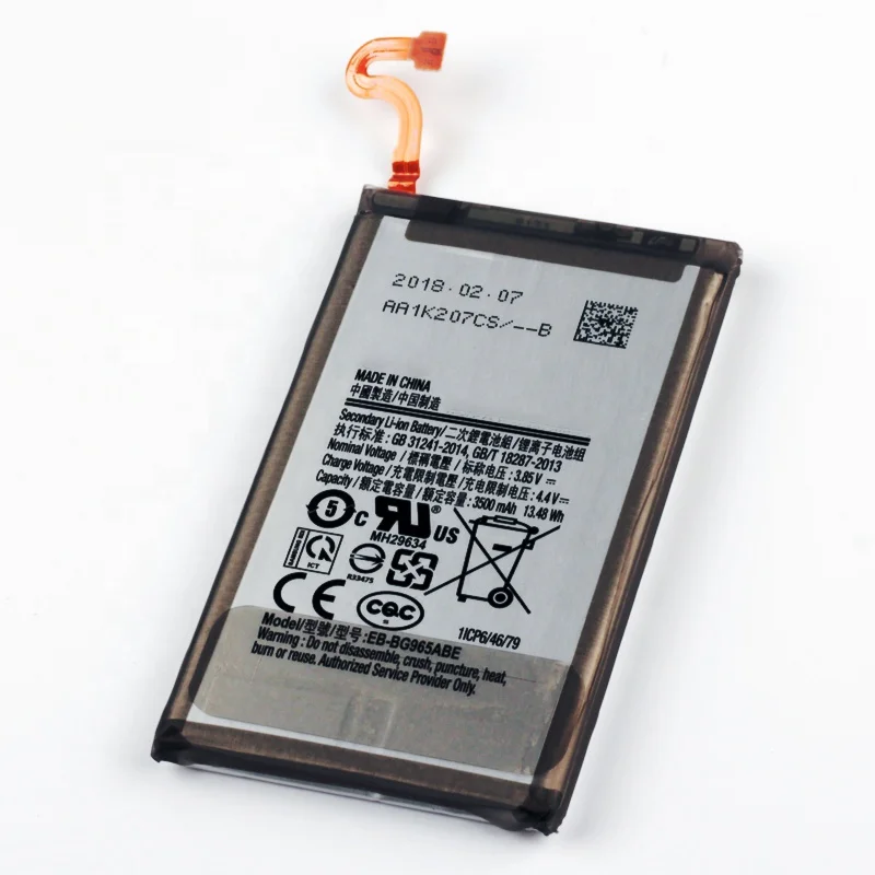  Оригинальный сменный аккумулятор EB-BG965ABE для Samsung GALAXY S9 плюс G9650 + G965F 3500 мАч