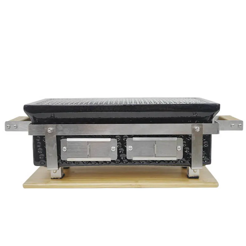 Яплекс прямоугольный угольный керамический квадратный черный якитори барбекю печь японский гриль