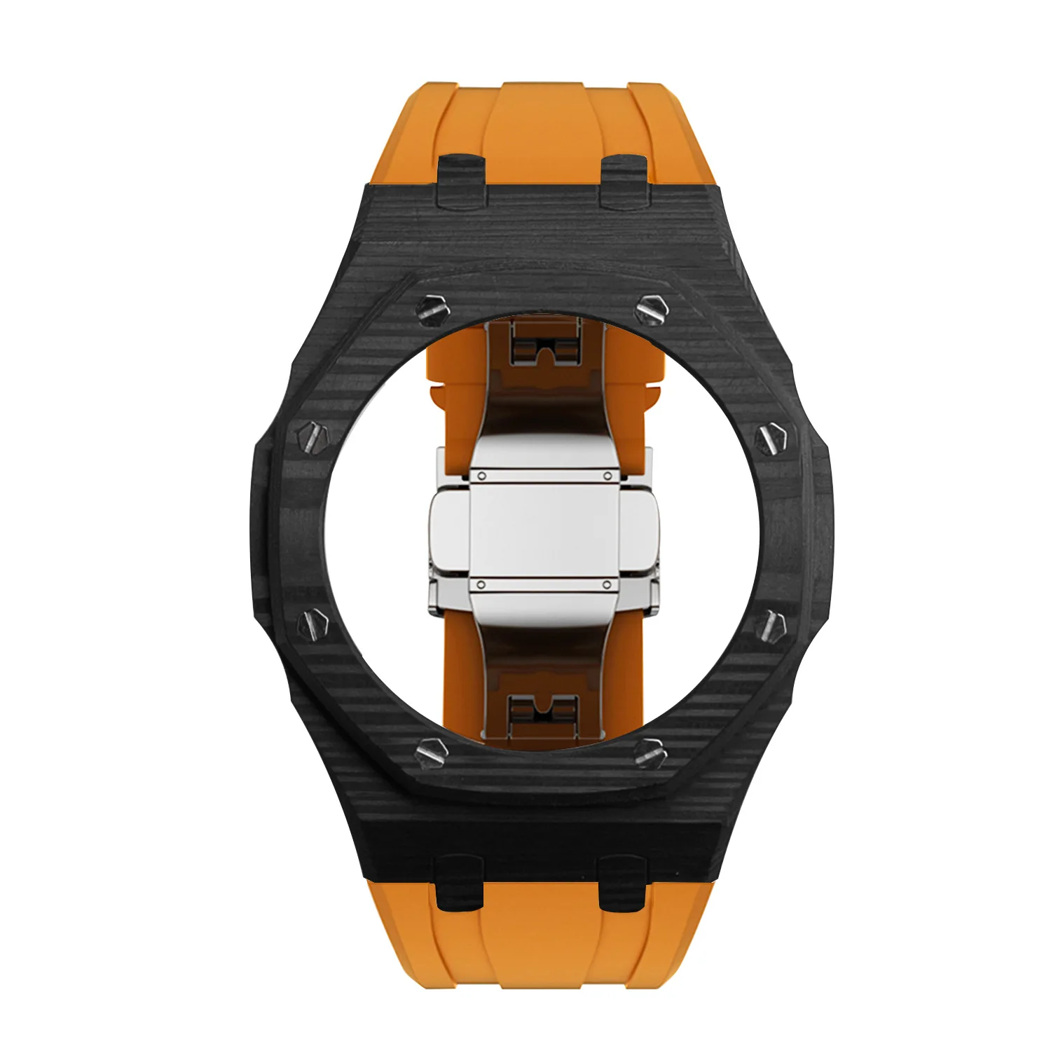 Комплект мод G Shock GA2100 ремешок для часов из нержавеющей стали и чехол Casio GShock