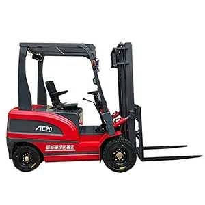 Small electric forklift self loading portable forklift electric stacker electric battery forklift
