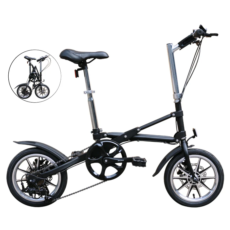 Factory New 14 Inch Single Speed One Second Folding Bike City Bike