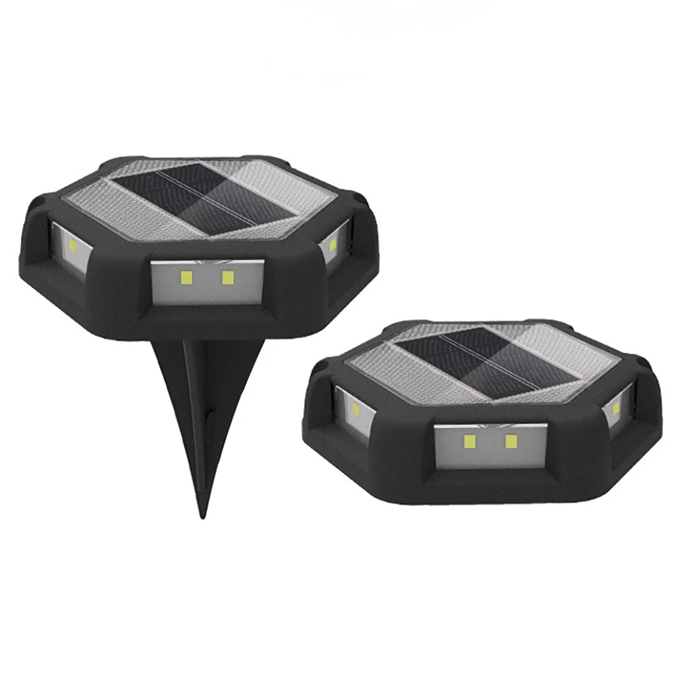 IP65 2.4W 12 led beads outdoor garden solar room type underground in ground walkway driveway buried lamp lights