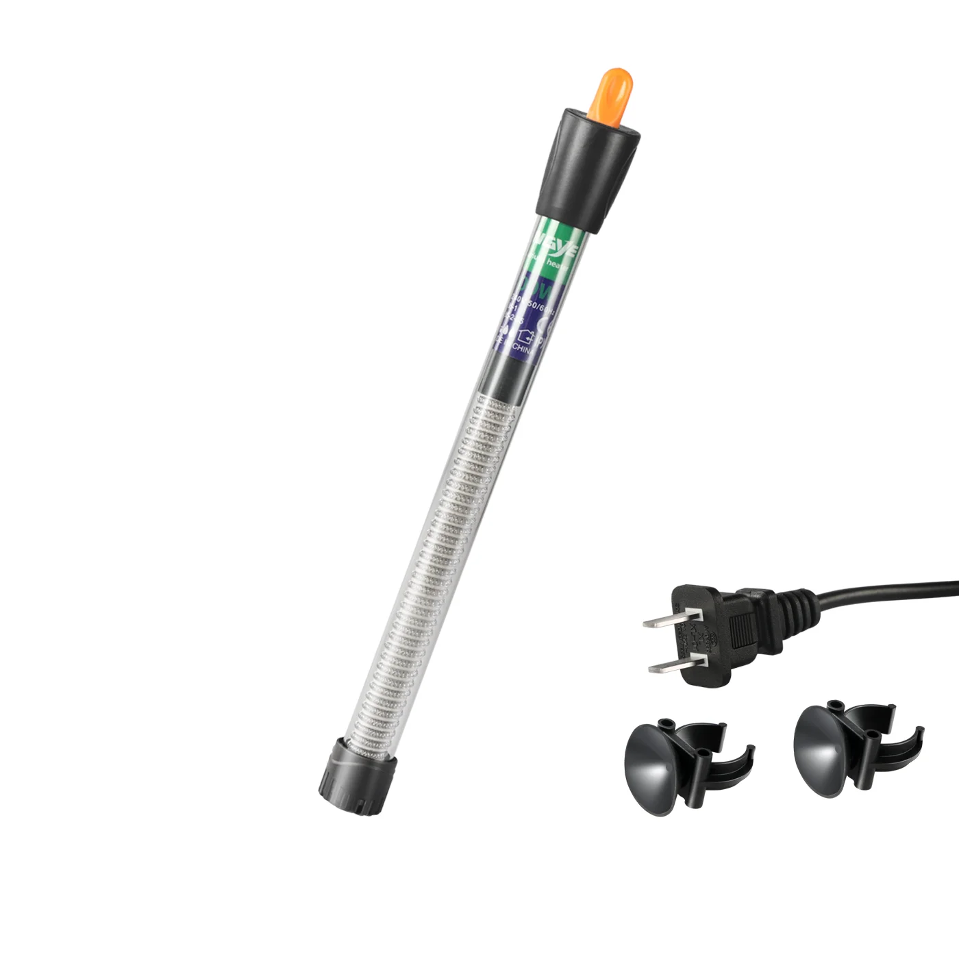 Стеклянный нагреватель для аквариума 25 Вт 50 100 150 200 300 тепловой умный мини-аквариумный погружной