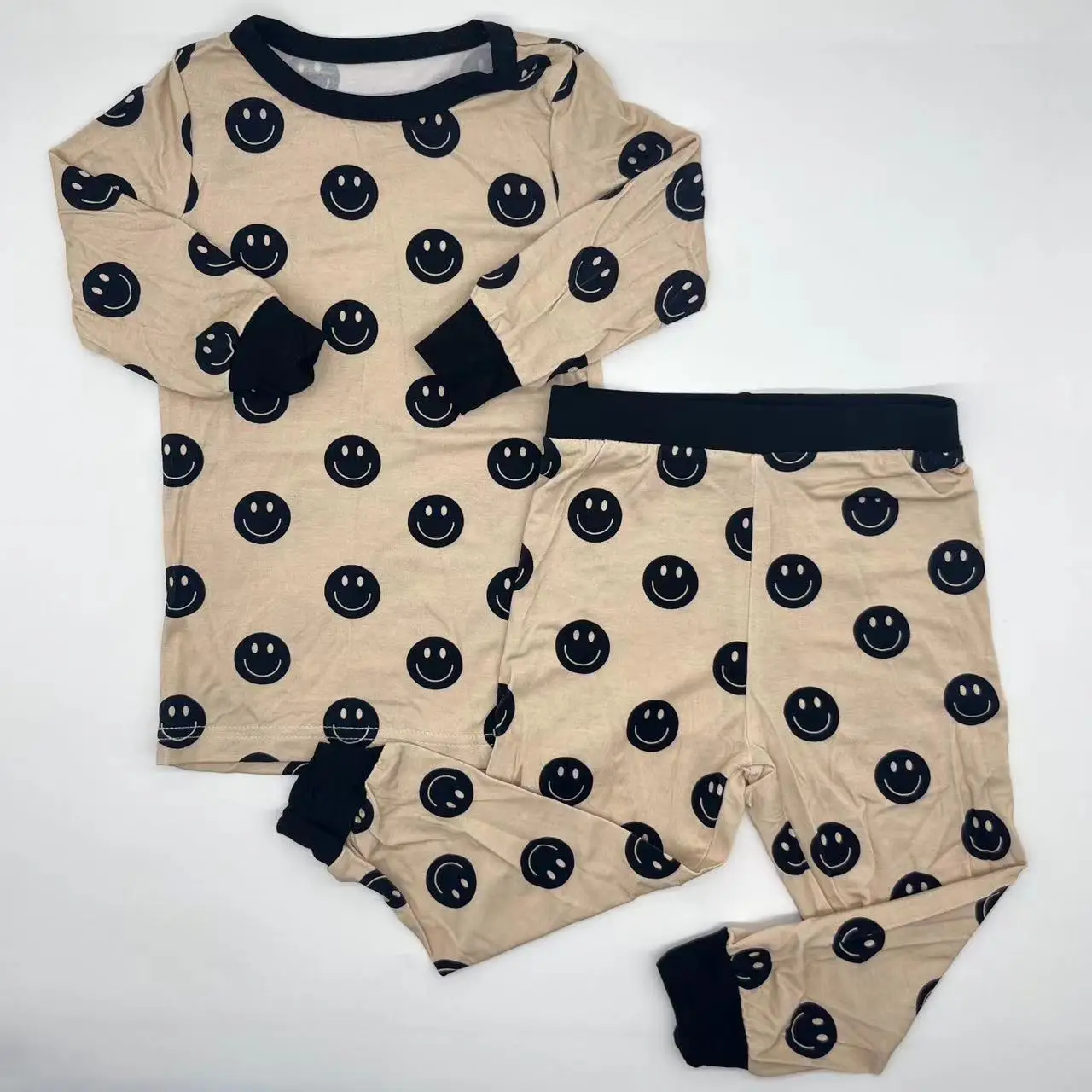 Summer Popular Baby Bamboo Spandex Animals Print kids baby Clothes Suit