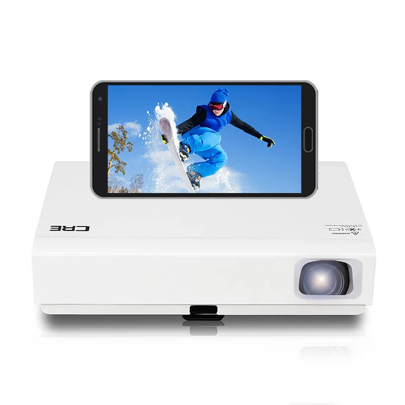 3D Dlp Ультра Портативный Мобильный Проектор Для Смартфонов Ноутбуков Pc Tablet