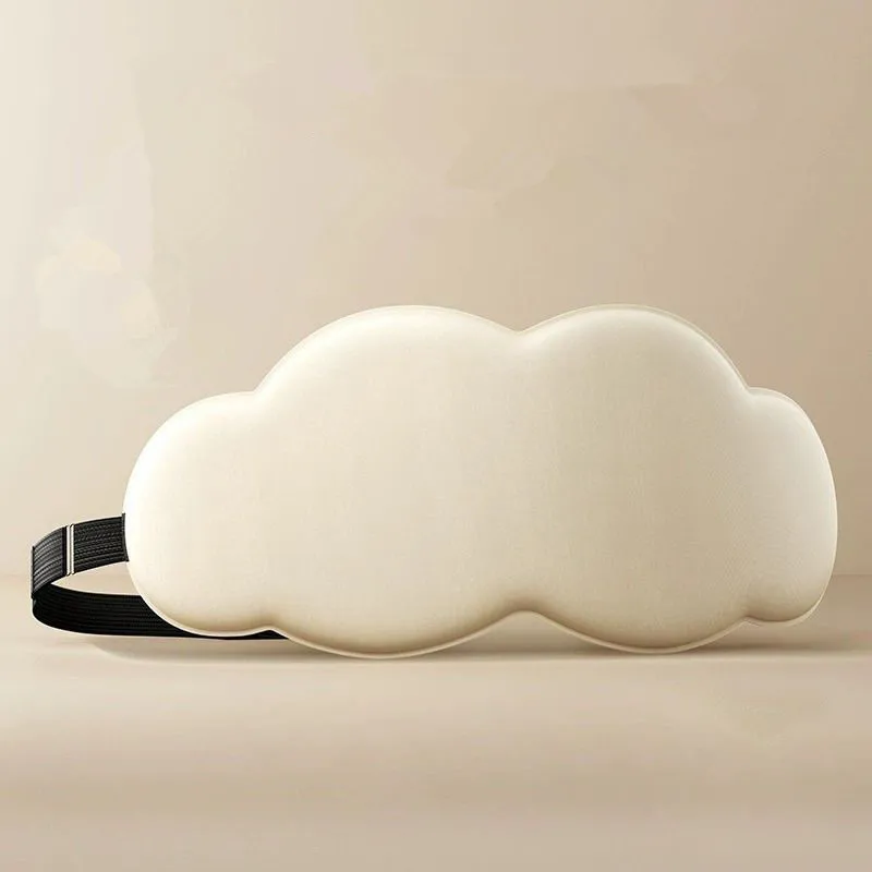Soft Cloud-Shaped Sleep Mask for Comfortable Rest and Eye Protection Perfect for Travel or Home Use