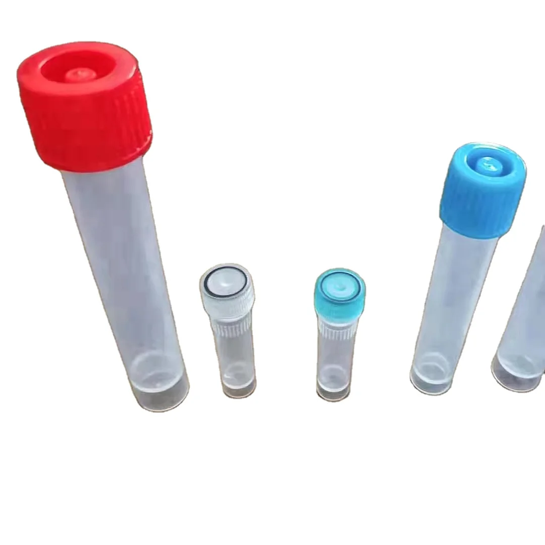 Laboratory Use High Quality Plastic Clear  Internal Thread 2ml Cryovial Tube