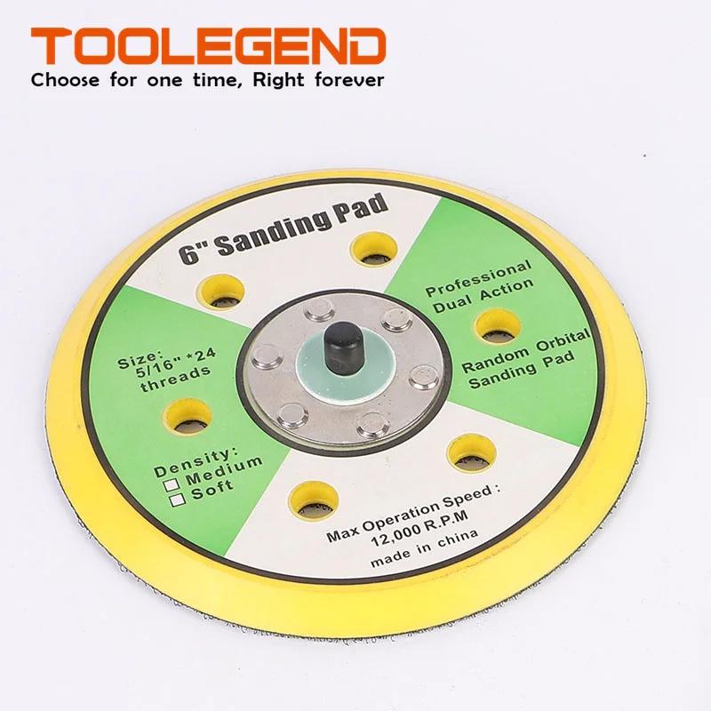 Hot Sale 5in Sanding Backing Pad On Electric Belt Sander 3 In 1 Dry Wall Air Grinder Machine Disc Bodywork 125 Mm Pads