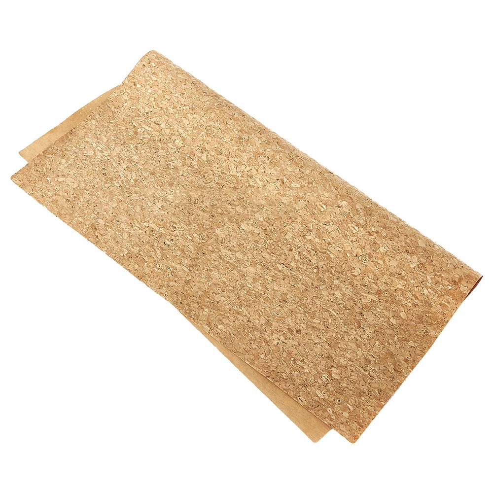 Good quality leather natural gold fleck cork fabric