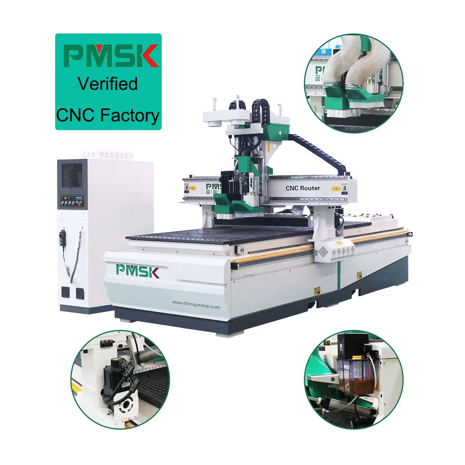 Second Hand Full Automatic Kitchen Door Nesting System 3axis Mdf Grooving Cnc Router Milling Wooden Machine For Sale