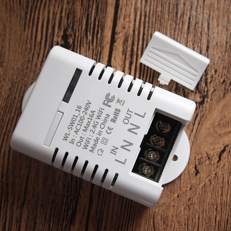 Умный переключатель с голосовым управлением Google/Alexa Tuya, 16 А