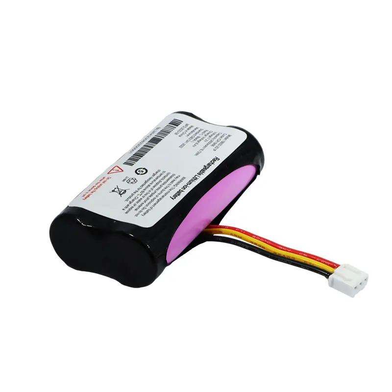 Rechargeable Replacement Battery Packs 7.4V 2600mah 18650 Li-ion POS Battery For POS Payment terminal