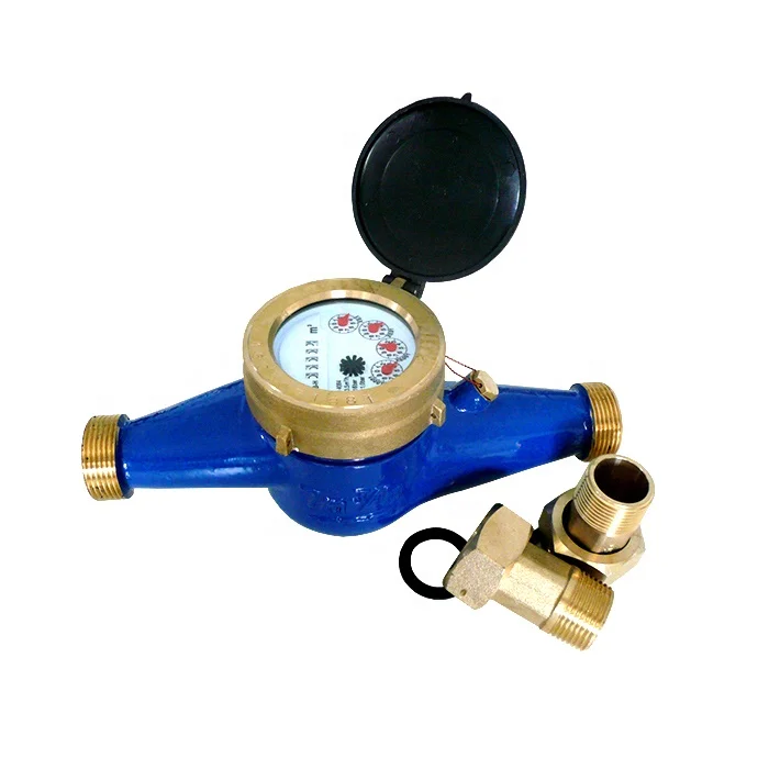 Латунный счетчик воды ISO4064 класс B для горячей холодной и сухой Южная