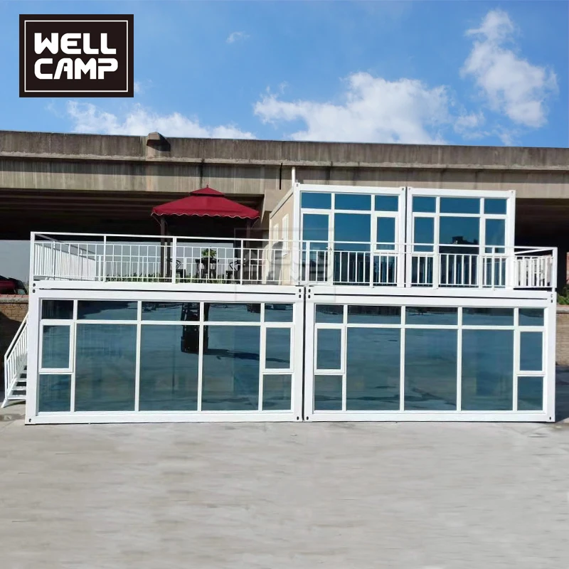 Container House Movable Prefabricated House for Villa, Office, Public Toilet Container House Movable Prefab House Container Home