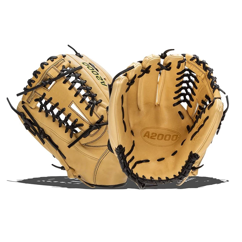 Custom Design Baseball Fielding Glove Cowhide Raw Leather Baseball Glove 125 inch Outfield Left Hand Throw