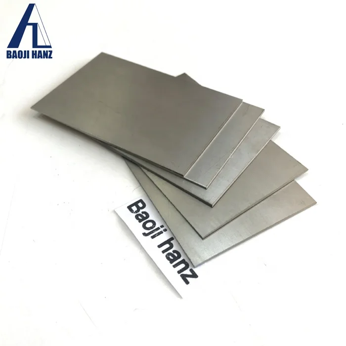 Титановый лист Baoji hanz Gr1 Gr2 Gr5 gr.9 1 5 мм 2 3 4 6 8 10 20 титановая пластина цена