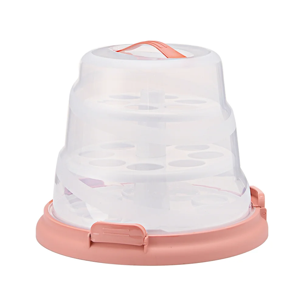 Customized multifunctional plastic cake box cup cake boxes transparent cake box