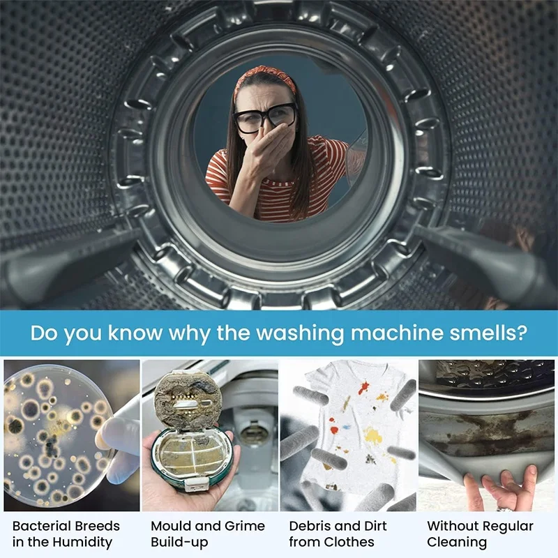 Superior Materials High Powerful Automatic Washing Machine Cleaner Tablets