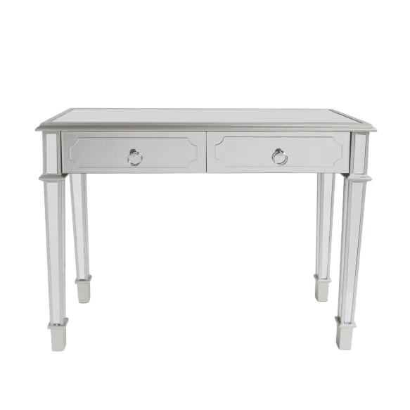 Handmade Modern Design Mirrored Console Table with 2 Drawers Hot Selling Home Furniture for Living Room Bedroom and Hotel Use