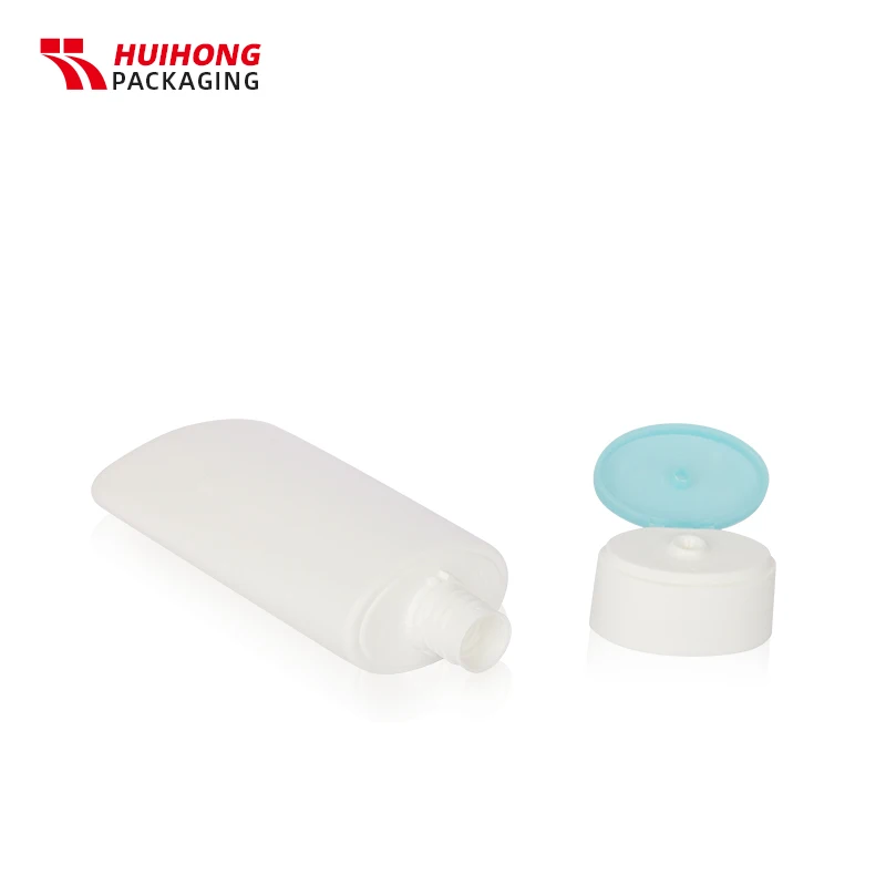 100ml 110ml  Empty Squeeze  Biodegradable Container Plastic  Body Wash Shampoo  Bottle  With PP  Flip  Lid