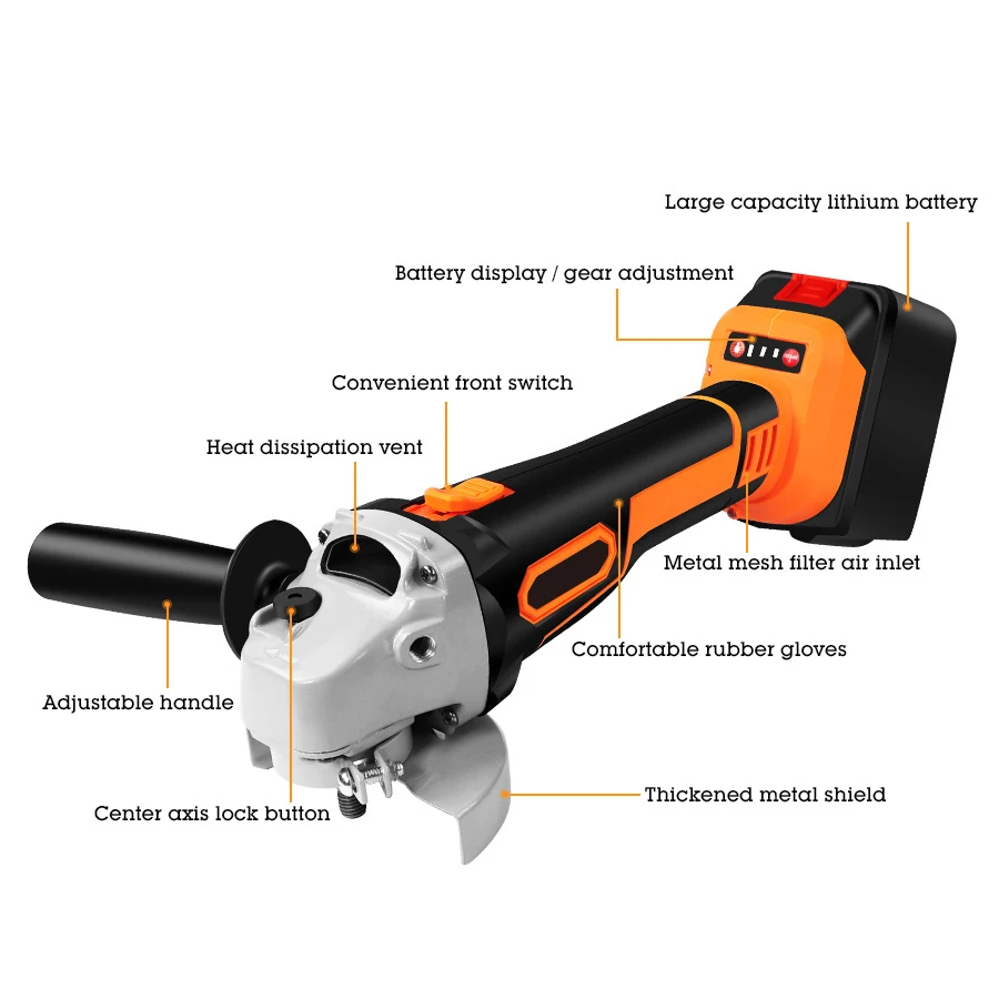 Portable Electric Mini Angle Grinder Durable High Quality Hand Surface Angle Grinder