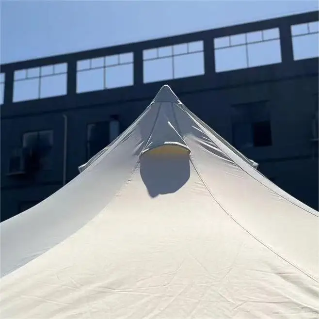 Large Space Waterproof 3m 4m 5m 6m 7m Cotton Canvas Bell Tent for Glamping