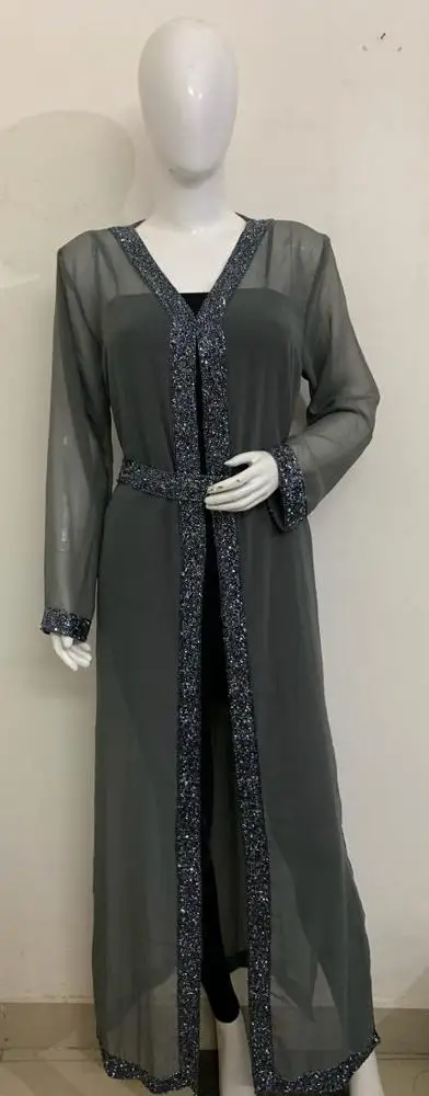 Самая низкая оптовая цена новая модель abaya ручные бусины рабочий материал Красивая abaya Дубай ИД abaya платья 2020 Бесплатная доставка цена