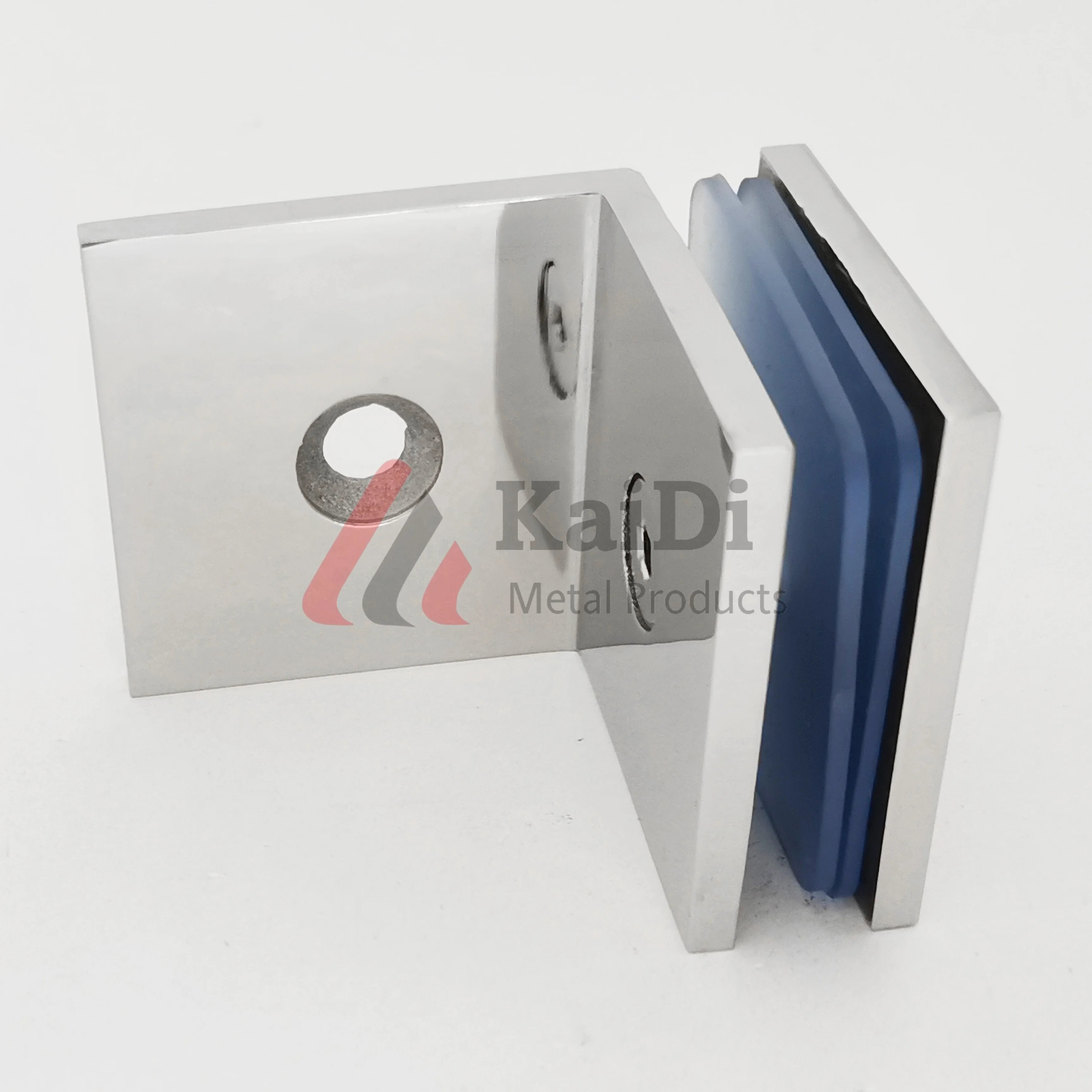 Luxury shower door glass clamp bathroom glass door clip glass shelf clamp